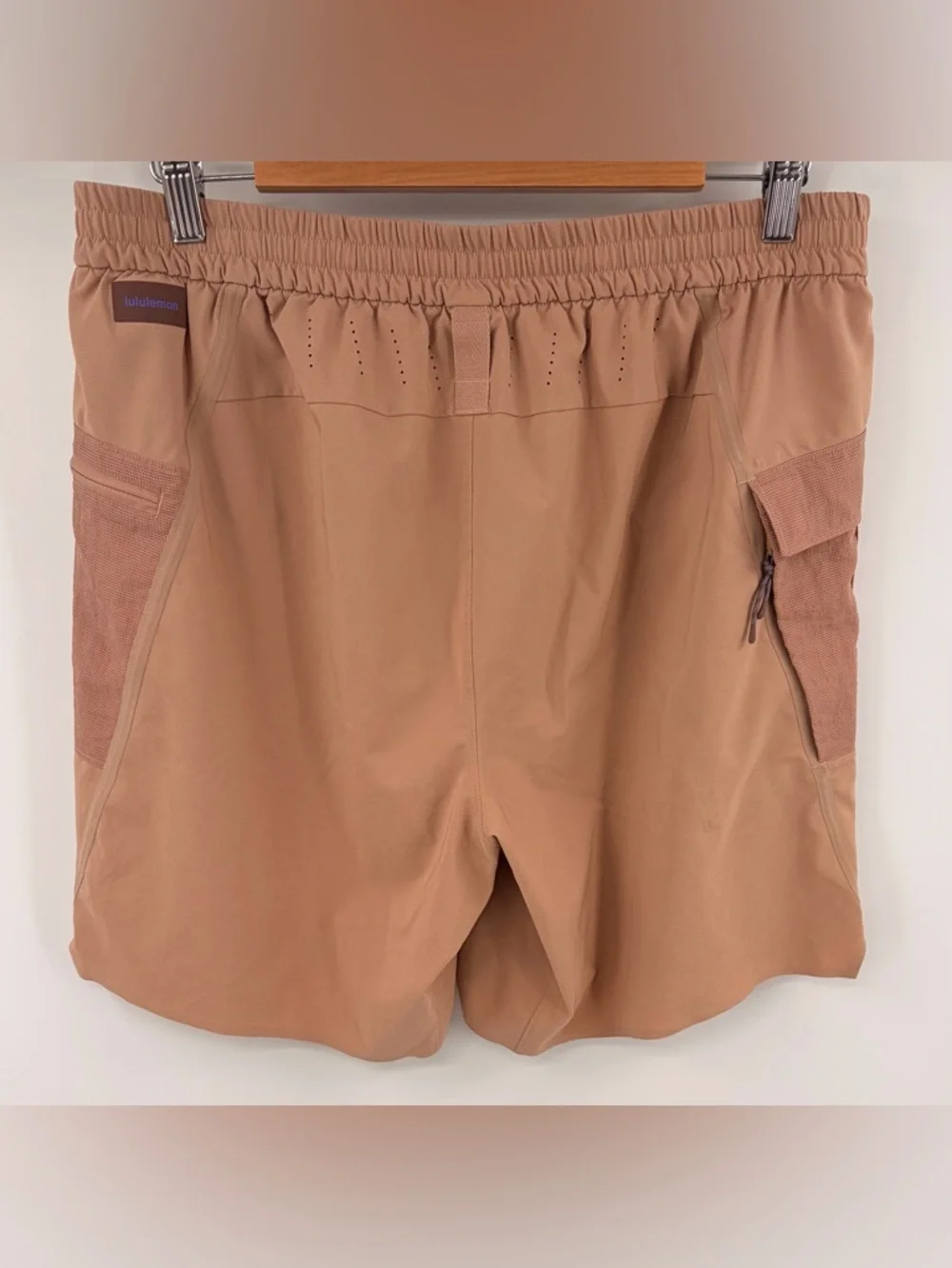 Lululemon water repellent hiking short clay pink men’s L outdoor camping